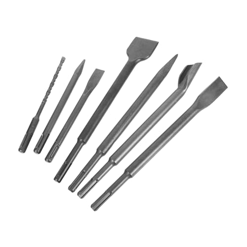 SHINEOFI 1 Satz Meißel Elektrik -pickel -set Bohrer Metall Vielseitiger Holzspatenbohrer Langweilige Bohrer Holzspaltbohrer Holzarbeiter Quadratischer Tenon -bohrer Ersatzbohrer Grey Stahl von SHINEOFI