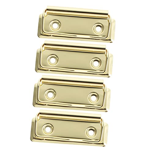 SHINEOFI 1 Satz Metallclip -ordner Aktenhefter Papierklemmen Tackern Büroklammern Schwarze Heftklammern Dokumentenordner Montierbare Clipboard-clips Zwischenablage Rechnungen Golden 4 Stück SHINEOFI 1 Satz Metallclip -ordner Aktenhefter Papierklemmen Tackern Büroklammern Schwarze Heftklammern Dokumentenordner Montierbare Clipboard-clips Zwischenablage Rechnungen Golden 4 Stück von SHINEOFI