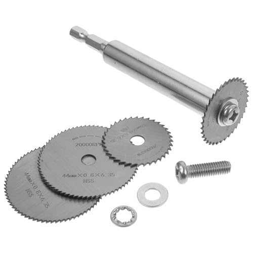 SHINEOFI 1 Satz Mini Sägeblatt Bohrer Verbindungselement mit Schneidklingen Robustes für Präzises Schneiden Engen Räumen für Rohr und Materialbearbeitung von SHINEOFI