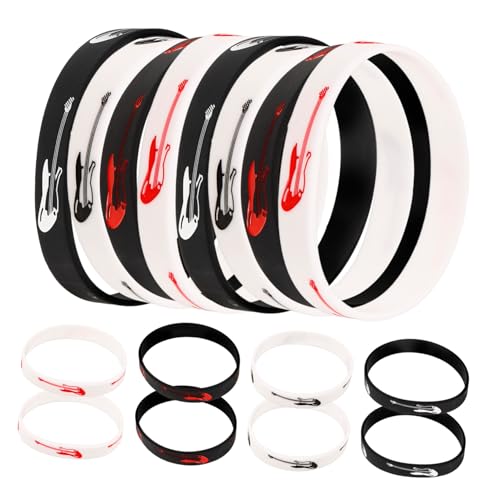SHINEOFI 1 Satz Musik Party Armband Disco Rave Zappelszene Massenarmbänder Charms Dekoration Gastgeschenke Schilder Armbänder Für Mädchen Trendiges Set Alberne Armbänder 20 Stück von SHINEOFI