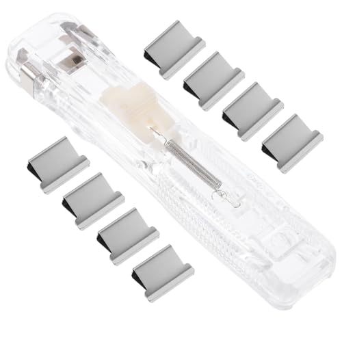 SHINEOFI 1 Satz Nadelloser Hefter Papierclips dokumentieren falten herz büroklammern büroklammernspender büroklammern set Hefter für den Schreibtisch Hefter mit Metall SHINEOFI 1 Satz Nadelloser Hefter Papierclips dokumentieren falten herz büroklammern büroklammernspender büroklammern set Hefter für den Schreibtisch Hefter mit Metall von SHINEOFI
