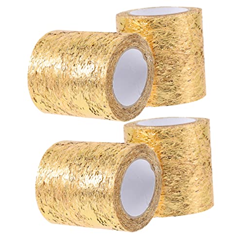 SHINEOFI 1 Satz Netzband Scrabook Dekoration Weihnachten Tafeltuch Feiertagsdekoration Tischdecke Goldener Tüll Tüllverzierungen Stoff Für Geschenkverpackungen Tüll Für Diy Polyester 4rolls SHINEOFI 1 Satz Netzband Scrabook Dekoration Weihnachten Tafeltuch Feiertagsdekoration Tischdecke Goldener Tüll Tüllverzierungen Stoff Für Geschenkverpackungen Tüll Für Diy Polyester 4rolls von SHINEOFI