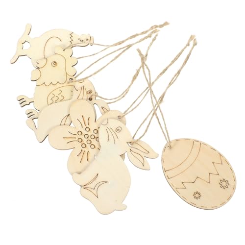 SHINEOFI 1 Satz Osterhasen-ornamente Party Hängend Hängedekoration Bausätze Dekorationen Bausatz Dekoration Hängen Kaninchen Drinnen Material Osterhasenscheiben Aus Holz Hölzern 60 Stück SHINEOFI 1 Satz Osterhasen-ornamente Party Hängend Hängedekoration Bausätze Dekorationen Bausatz Dekoration Hängen Kaninchen Drinnen Material Osterhasenscheiben Aus Holz Hölzern 60 Stück von SHINEOFI