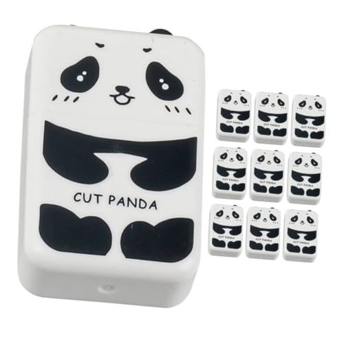 SHINEOFI 1 Satz Panda Radiergummis Multifunktionale Kreative Radierer Für Kunststudenten Und Zeichnungen Für Schule Und Dekoration Helle Stabil Und Langlebig 10 Stück von SHINEOFI