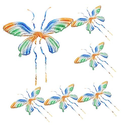SHINEOFI 1 Satz Partyballons luftballons balloons wasserballons luftballone gartenflies Feenflügel-Ballon Rollenspiel-Requisiten Fee verkleiden sich Requisiten Fee Requisite Aluminiumfolie von SHINEOFI