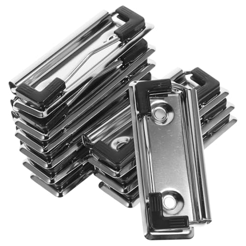 SHINEOFI 1 Satz Pinnwand-clips Papierklammer Paperclips Dokumentenmappe Document Folder Pflegeklemmbrett Büro Schreibtafelklammern Aus Metall Für Klemmbretter Silver 10 Stück SHINEOFI 1 Satz Pinnwand-clips Papierklammer Paperclips Dokumentenmappe Document Folder Pflegeklemmbrett Büro Schreibtafelklammern Aus Metall Für Klemmbretter Silver 10 Stück von SHINEOFI