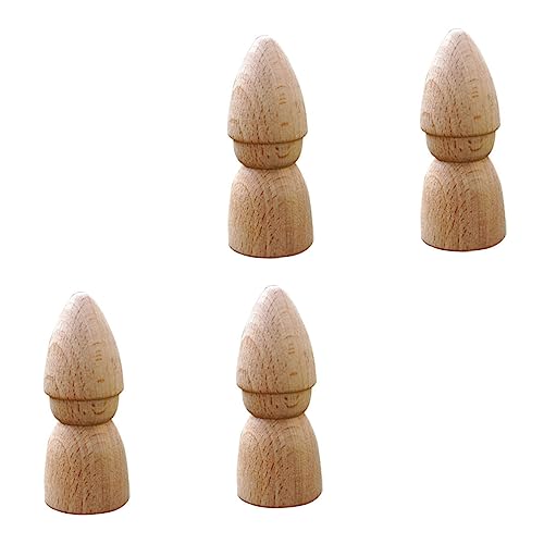 SHINEOFI 1 Satz Puppenspielzeug Bastelsets Für Basteln Für Zabawki Stymulujące Rozwój Handpuppen Dinge Zu Malen Kinderspielzeug Holzfiguren Unfertige Holzpuppe Hölzern 4 Stück SHINEOFI 1 Satz Puppenspielzeug Bastelsets Für Basteln Für Zabawki Stymulujące Rozwój Handpuppen Dinge Zu Malen Kinderspielzeug Holzfiguren Unfertige Holzpuppe Hölzern 4 Stück von SHINEOFI