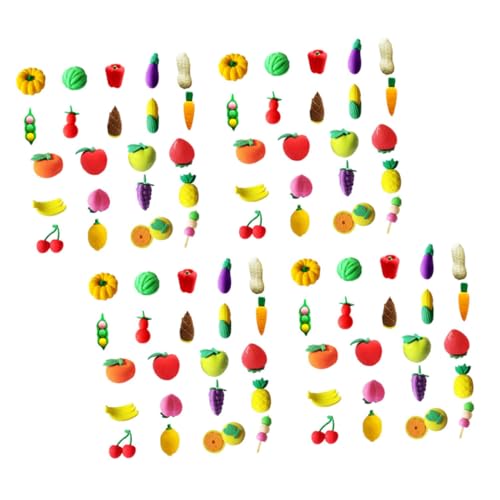 SHINEOFI 1 Satz Radiergummi Schule Obst Karikatur Kleinkinder Mini-radierer Für Das Klassenzimmer Mini-cartoon-radierer 100 Stück SHINEOFI 1 Satz Radiergummi Schule Obst Karikatur Kleinkinder Mini-radierer Für Das Klassenzimmer Mini-cartoon-radierer 100 Stück von SHINEOFI