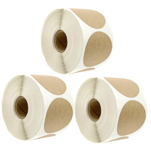 SHINEOFI 1 Satz Runder Etikettenaufkleber Scrapbooking Sticker Scrapbook Stickers Candy Roll Sortiert Farben Aufkleber Mit Namensetiketten Aufkleber Namensschilder Kraftpapier Brown 3rollen SHINEOFI 1 Satz Runder Etikettenaufkleber Scrapbooking Sticker Scrapbook Stickers Candy Roll Sortiert Farben Aufkleber Mit Namensetiketten Aufkleber Namensschilder Kraftpapier Brown 3rollen von SHINEOFI