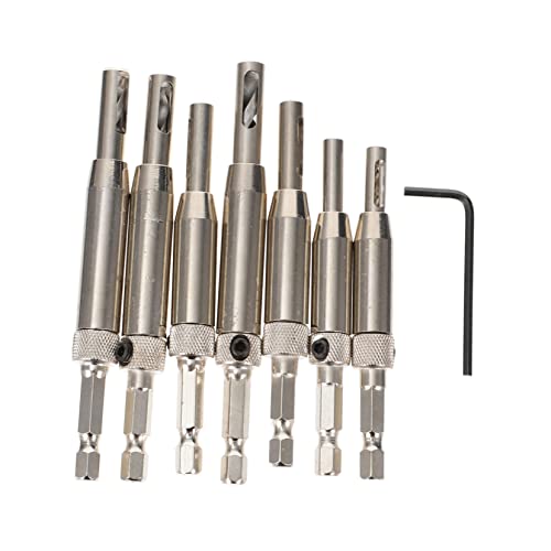 SHINEOFI 1 Satz Scharnierbohrwerkzeug Tür Schlüssel Zubehör Montagewerkzeug Für Scharniere Bohrwerkzeug Für Scharniere Hilfswerkzeug Zum Bohren Von Scharnieren Stahl Silber SHINEOFI 1 Satz Scharnierbohrwerkzeug Tür Schlüssel Zubehör Montagewerkzeug Für Scharniere Bohrwerkzeug Für Scharniere Hilfswerkzeug Zum Bohren Von Scharnieren Stahl Silber von SHINEOFI