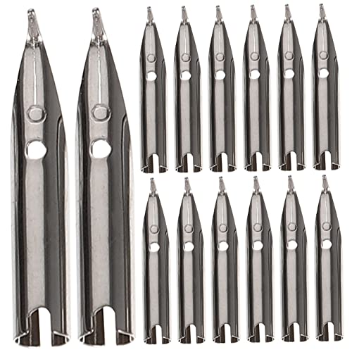 SHINEOFI 1 Satz Schreibfeder Stummel Zum Schreiben Bußgeld Nibs Spitzen Für Ersatzstifte Füllfederhalter Kalligraphie Universal- Kursiv Ersatz Für Stiftspitzen Silver Metall 20 Stück SHINEOFI 1 Satz Schreibfeder Stummel Zum Schreiben Bußgeld Nibs Spitzen Für Ersatzstifte Füllfederhalter Kalligraphie Universal- Kursiv Ersatz Für Stiftspitzen Silver Metall 20 Stück von SHINEOFI