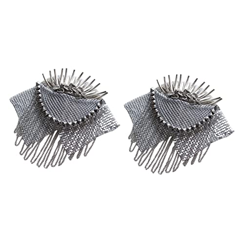 SHINEOFI 1 Satz Schulterklappen Mit Quaste Abstecknadeln Festivaloutfit Tassel Schulterklappen Epauletten Mit Quasten Trimmen Fransen Epaulette Schulterklappen Quaste 2 Stück SHINEOFI 1 Satz Schulterklappen Mit Quaste Abstecknadeln Festivaloutfit Tassel Schulterklappen Epauletten Mit Quasten Trimmen Fransen Epaulette Schulterklappen Quaste 2 Stück von SHINEOFI