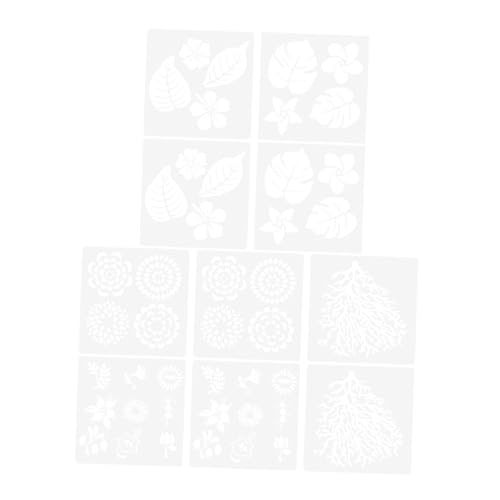 SHINEOFI 1 Satz Selbst Bemalte Schablonen Ästhetisch Malen Blumenschablone Malvorlage Diy Bemalte Werkzeuge Scrapbook-schablonen Wandmalerei Vorlage Zeichnungsvorlage Weiß 10 Stück SHINEOFI 1 Satz Selbst Bemalte Schablonen Ästhetisch Malen Blumenschablone Malvorlage Diy Bemalte Werkzeuge Scrapbook-schablonen Wandmalerei Vorlage Zeichnungsvorlage Weiß 10 Stück von SHINEOFI
