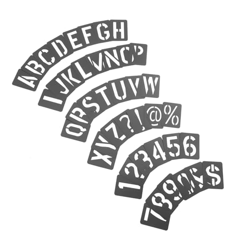 SHINEOFI 1 Satz Sprühvorlage Lineal Klein Material Brief Wand Malen Mehrere Für Sprühen Druckbar Schablonen Buchstaben Große Buchstabenschablonen Malerei Nummer Schablone Pp Black SHINEOFI 1 Satz Sprühvorlage Lineal Klein Material Brief Wand Malen Mehrere Für Sprühen Druckbar Schablonen Buchstaben Große Buchstabenschablonen Malerei Nummer Schablone Pp Black von SHINEOFI