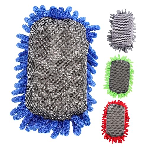 SHINEOFI 1 Satz Staubreinigungsschwamm Magnetische Trockenlöscher Tragbare Radiergummis Für Weiße Tafeln Magnetische Whiteboard-radierer Tragbarer Trockenlöscher Chenille 4 Stück von SHINEOFI