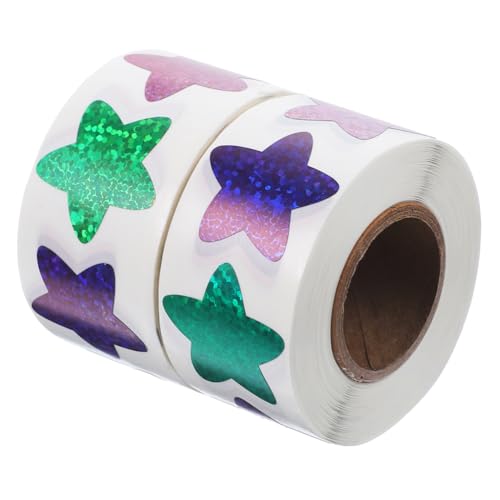 SHINEOFI 1 Satz Sterne-aufkleber Klebesticker Stickers Aufkleber Weihnachtkarten Aufkleber Etikett Klebrig Diagramm Für Deko Belohnungsaufkleber Aufkleber Klassenzimmer Colorful 2rollen SHINEOFI 1 Satz Sterne-aufkleber Klebesticker Stickers Aufkleber Weihnachtkarten Aufkleber Etikett Klebrig Diagramm Für Deko Belohnungsaufkleber Aufkleber Klassenzimmer Colorful 2rollen von SHINEOFI