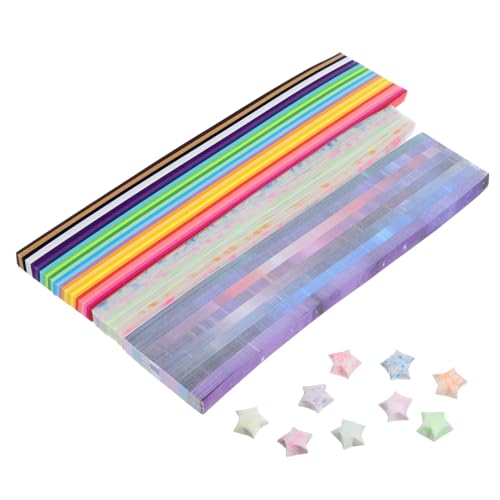 SHINEOFI 1 Satz Sternenpapier Geschenpapier Wickelpapier Ziernieten Origami-sternpapierstreifen Stern Aus Papier Urlaub Sternpapierstreifen Zum Selbermachen Origami-sterne-papier 1290 Stück SHINEOFI 1 Satz Sternenpapier Geschenpapier Wickelpapier Ziernieten Origami-sternpapierstreifen Stern Aus Papier Urlaub Sternpapierstreifen Zum Selbermachen Origami-sterne-papier 1290 Stück von SHINEOFI