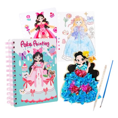 SHINEOFI 1 Satz Stupse und zeichne Stanznadel-Kits Bausatz Punktiermalerei Fantasievolles Lochmalwerkzeug für die Dekoration Nadelwerkzeug DIY-Stickerei Stoff von SHINEOFI