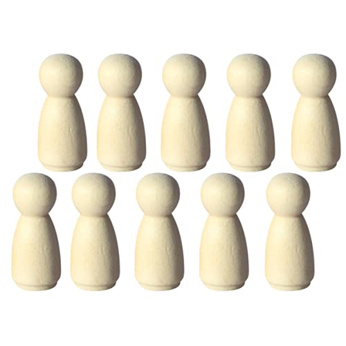 SHINEOFI 1 Satz Teiliges Holzpuppen Dekorative Holzfiguren Für Garten Und Miniaturszenen Diy Malzubehör Für Kreative Bastelprojekte Für Puppenhäuser Und Sammler 12 Stück SHINEOFI 1 Satz Teiliges Holzpuppen Dekorative Holzfiguren Für Garten Und Miniaturszenen Diy Malzubehör Für Kreative Bastelprojekte Für Puppenhäuser Und Sammler 12 Stück von SHINEOFI