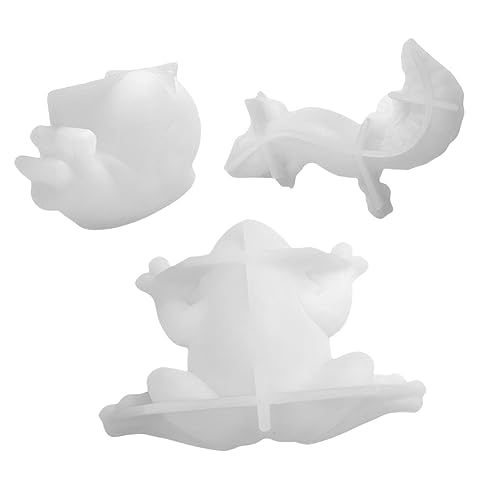 SHINEOFI 1 Satz Tier Silikonform Künstliche Kelchblätter Mini Frösche Miniatur Gummibärchen Hundekessel Gelatine Frosch Dekorform Pochiertes Ei Maker DIY Form Set Plüsch SHINEOFI 1 Satz Tier Silikonform Künstliche Kelchblätter Mini Frösche Miniatur Gummibärchen Hundekessel Gelatine Frosch Dekorform Pochiertes Ei Maker DIY Form Set Plüsch von SHINEOFI