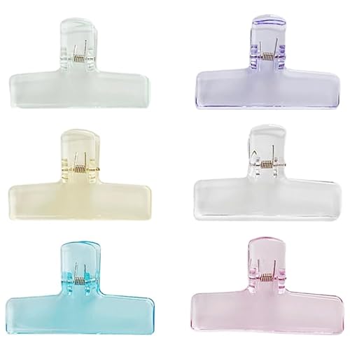 SHINEOFI 1 Satz Transparentes Acryl-clip-briefpapier Binderclip Große Farbige Büroklammern Ordnerklammern Extra Groß Büroklammern Bunt Büroklammern Klemmen Mehrere Sortiert Plastik 6 Stück SHINEOFI 1 Satz Transparentes Acryl-clip-briefpapier Binderclip Große Farbige Büroklammern Ordnerklammern Extra Groß Büroklammern Bunt Büroklammern Klemmen Mehrere Sortiert Plastik 6 Stück von SHINEOFI