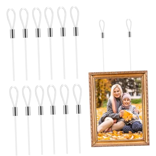 SHINEOFI 1 Satz Transparentes Nylonseil Groß Wäscheleine Draht Hängend Clear Picture Wire Bilderdraht Hängen Kordel Zum Aufhängen Von Bildern Bildaufhänger Gardinendraht Bild Draht 12 Stück SHINEOFI 1 Satz Transparentes Nylonseil Groß Wäscheleine Draht Hängend Clear Picture Wire Bilderdraht Hängen Kordel Zum Aufhängen Von Bildern Bildaufhänger Gardinendraht Bild Draht 12 Stück von SHINEOFI