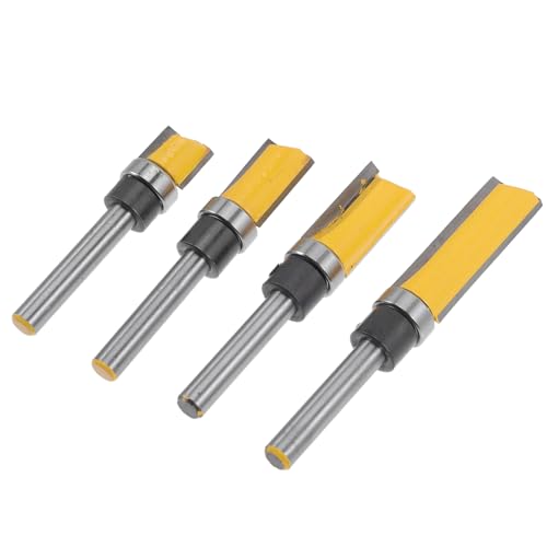 SHINEOFI 1 Satz Trimmfräser Bündigfräser Kantenfräser Fräser Trimmfräser Fräser Holzbearbeitungswerkzeug Trimmfräser Holzbearbeitungs Trimmschablone Führungsfräser Edelstahl SHINEOFI 1 Satz Trimmfräser Bündigfräser Kantenfräser Fräser Trimmfräser Fräser Holzbearbeitungswerkzeug Trimmfräser Holzbearbeitungs Trimmschablone Führungsfräser Edelstahl von SHINEOFI