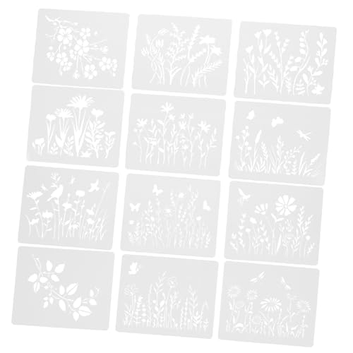SHINEOFI 1 Satz Vorlage Für Blumen Und Pflanzen Malformen Spritzschablonen Wiederverwendbare Schablonen Malschablonen Dekorative Wandschablonen Zum Bemalen Blumenschablonen Das Haustier SHINEOFI 1 Satz Vorlage Für Blumen Und Pflanzen Malformen Spritzschablonen Wiederverwendbare Schablonen Malschablonen Dekorative Wandschablonen Zum Bemalen Blumenschablonen Das Haustier von SHINEOFI
