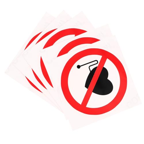 SHINEOFI 1 Satz Warnaufkleber Forderung Stocksicherheit Sicherheitsaufkleber Abziehen Beachten Kein Warnzeichen Für Vorsicht Etikett Bitte Selbstklebendes Vinyl 5 Stück SHINEOFI 1 Satz Warnaufkleber Forderung Stocksicherheit Sicherheitsaufkleber Abziehen Beachten Kein Warnzeichen Für Vorsicht Etikett Bitte Selbstklebendes Vinyl 5 Stück von SHINEOFI