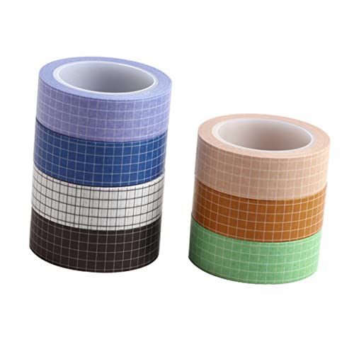 SHINEOFI 1 Satz Washi Tape Journaling Buchaufkleber Scrapbook Dekoratives Papierklebeband Rosa Farbiges Masking Tape Quadrate Klebeband Masking DIY Tapes Dekorieren Journalaufkleber 7 Stück SHINEOFI 1 Satz Washi Tape Journaling Buchaufkleber Scrapbook Dekoratives Papierklebeband Rosa Farbiges Masking Tape Quadrate Klebeband Masking DIY Tapes Dekorieren Journalaufkleber 7 Stück von SHINEOFI