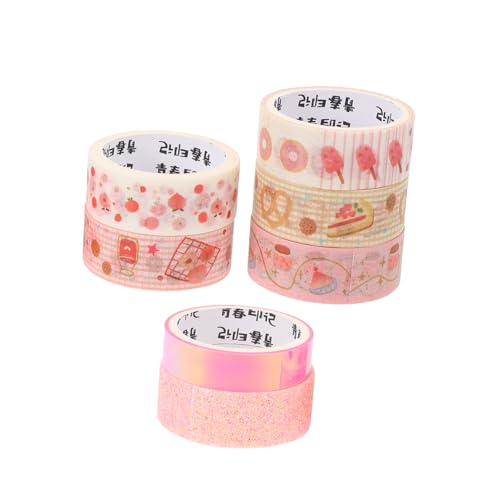 SHINEOFI 1 Satz Washi-tape Bastelbedarf Fotoalbum Dekoration Diy-band Handgemachte Dekoration Journaling Punkte Farbig Selbstklebende Diy-klebebänder Diy Klebeband Japanisches Papier 7rolls SHINEOFI 1 Satz Washi-tape Bastelbedarf Fotoalbum Dekoration Diy-band Handgemachte Dekoration Journaling Punkte Farbig Selbstklebende Diy-klebebänder Diy Klebeband Japanisches Papier 7rolls von SHINEOFI