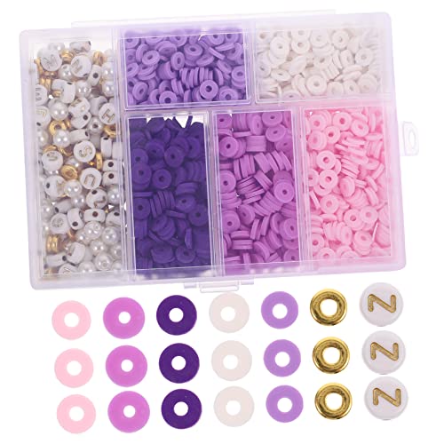 SHINEOFI 1 Satz Weiches Keramikset Perlen Bausätze Webstuhl Schmuck Zange bastelsets+für+ bastel set für polymer clay beads Armband-Kits Armbandhersteller Polymer-Ton Violett SHINEOFI 1 Satz Weiches Keramikset Perlen Bausätze Webstuhl Schmuck Zange bastelsets+für+ bastel set für polymer clay beads Armband-Kits Armbandhersteller Polymer-Ton Violett von SHINEOFI