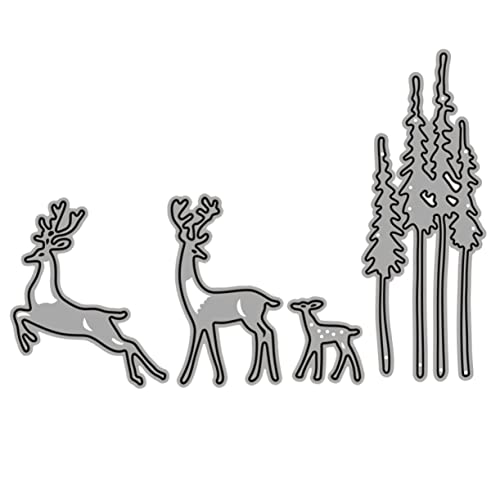 SHINEOFI 1 Satz Weihnachten Metall Stanzformen Schneidwerkzeug Weihnachtsmotiv Weihnachtsbaum Sterben Diy-schablonen Für Karten Stanzformen Für Den Weihnachtsmann Eisen Silver 2 Stück SHINEOFI 1 Satz Weihnachten Metall Stanzformen Schneidwerkzeug Weihnachtsmotiv Weihnachtsbaum Sterben Diy-schablonen Für Karten Stanzformen Für Den Weihnachtsmann Eisen Silver 2 Stück von SHINEOFI
