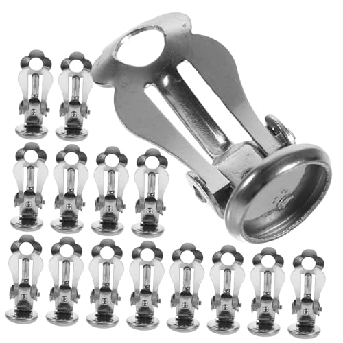 SHINEOFI 1 Satz Zarte Ohrringe Zubehör Clip Auf Ohrringrohlinge Ohrhaken Sterling Silber Rostfrei Ohrringe Clips Ohrring Clip Schöner Ohrclip Ohrclips Schmuck Selber Machen Silver 50 Stück SHINEOFI 1 Satz Zarte Ohrringe Zubehör Clip Auf Ohrringrohlinge Ohrhaken Sterling Silber Rostfrei Ohrringe Clips Ohrring Clip Schöner Ohrclip Ohrclips Schmuck Selber Machen Silver 50 Stück von SHINEOFI