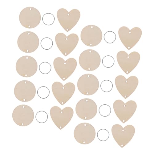 SHINEOFI 1 Satz Zubehör für Kalender-Aufhängetafeln leere Holzetiketten Scheibenanhänger aus Holz Holzornamente für das Kunsthandwerk Holzscheiben mit Löchern DIY liefert hölzern Beige SHINEOFI 1 Satz Zubehör für Kalender-Aufhängetafeln leere Holzetiketten Scheibenanhänger aus Holz Holzornamente für das Kunsthandwerk Holzscheiben mit Löchern DIY liefert hölzern Beige von SHINEOFI