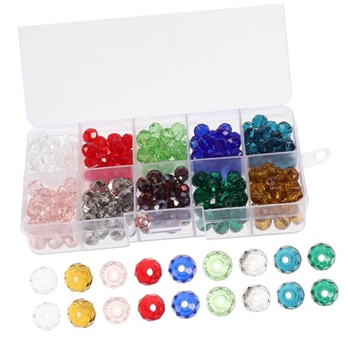 SHINEOFI 1 Schachtel Bunte Glasperlen für DIY Schmuckherstellung Facettierte Lose Perlen für Armbänder und Kreative Bastelprojekte Farbenfrohe Abstandsperlen Langlebig und Einfach zu SHINEOFI 1 Schachtel Bunte Glasperlen für DIY Schmuckherstellung Facettierte Lose Perlen für Armbänder und Kreative Bastelprojekte Farbenfrohe Abstandsperlen Langlebig und Einfach zu von SHINEOFI