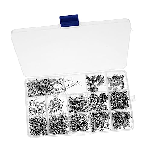 SHINEOFI 1 Schachtel Diy Ohrhaken Set Weiß Eardrop Hook Ohrschmuck Zubehör Leicht Elegant Kreativ Für Schmuckherstellung von SHINEOFI