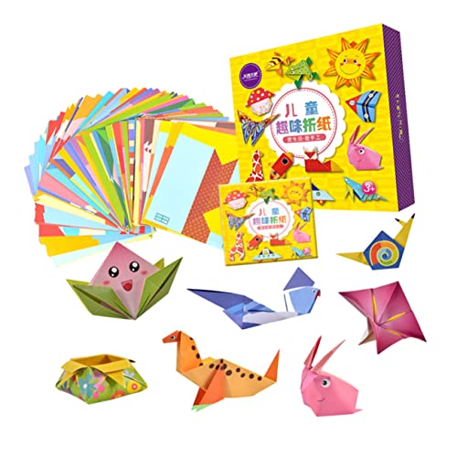 SHINEOFI 1 Schachtel Quadratisches Papier Modezeitungen Kreatives Origami Papiere Falten von SHINEOFI