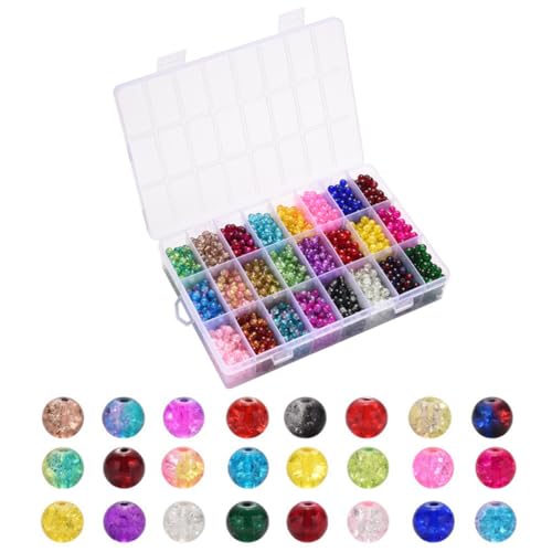 SHINEOFI 1 Schachtel Rissglas perlen bescherung weihnachten geldgeschenke weihnachten schmuck anhänger Perlenset halsreif Perlen für Schmuck Perlen für Armbänder Knisterperlen Schmuckperlen SHINEOFI 1 Schachtel Rissglas perlen bescherung weihnachten geldgeschenke weihnachten schmuck anhänger Perlenset halsreif Perlen für Schmuck Perlen für Armbänder Knisterperlen Schmuckperlen von SHINEOFI