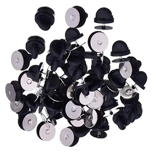 SHINEOFI 1 Schachtel Schmetterlingshutschnalle Lanyard für Schlüssel Halter Pinnwand Planke Bastelbrosche Stifte professionelle Krawattennadel Brosche Kupplung Ersatzstift und zurück Gummi von SHINEOFI
