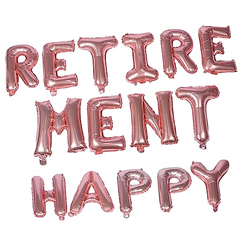 SHINEOFI 1 Set Ballon Banner Für Pensionsparty Dekorative Pensionsthema Folienballons Banner Dekore SHINEOFI 1 Set Ballon Banner Für Pensionsparty Dekorative Pensionsthema Folienballons Banner Dekore von SHINEOFI