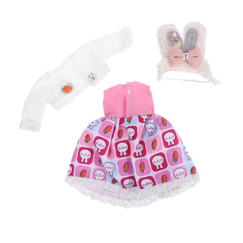 SHINEOFI 1 Set Gelenkpuppenkleidung Puppe Puppenkörper Puppenzubehör 30Cm Puppenkostüm Mini Puppenkleidung Puppen Anzieh Outfit Puppen Outfits Puppenkleidung Kurzer Plüsch von SHINEOFI