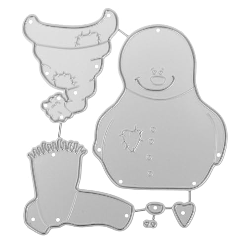 SHINEOFI 1 Set Schneemann Messerform Stanzformen Für Scrapbooking Stanzformen Schmale Schneemann Stanzformen Schnittschablonen Für DIY Stanzungen Stanzschablone Weihnachtskarten SHINEOFI 1 Set Schneemann Messerform Stanzformen Für Scrapbooking Stanzformen Schmale Schneemann Stanzformen Schnittschablonen Für DIY Stanzungen Stanzschablone Weihnachtskarten von SHINEOFI