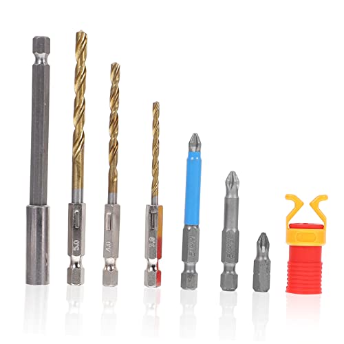 SHINEOFI 1 Set Schraube Klemme Kombination Ändern Bohrer Magnetische Schraube Halter Fahrer Bits Abs von SHINEOFI