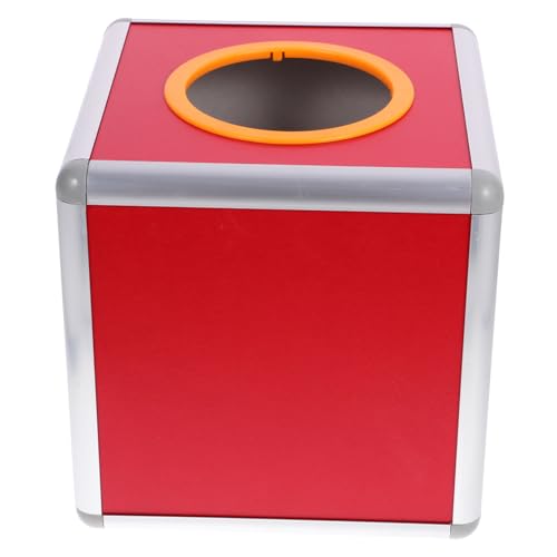 SHINEOFI 1 Stück Aluminiumlegierung Losbox Rote Gewinnspielbox für Veranstaltungen und Feiern Wiederverwendbar und Platzsparend für Lotteriekugeln und Spendenaktionen SHINEOFI 1 Stück Aluminiumlegierung Losbox Rote Gewinnspielbox für Veranstaltungen und Feiern Wiederverwendbar und Platzsparend für Lotteriekugeln und Spendenaktionen von SHINEOFI