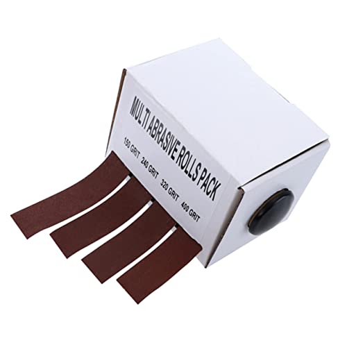 SHINEOFI 1 Stück Gürtelkiste Bußgeld grob Schleifen Streifen Streugut schleifpapier Extra feines Sandpapier Detailschleifer für die Holzbearbeitung Aluminiumoxid -Sandpapier Sandtuch von SHINEOFI