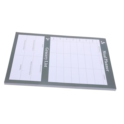 SHINEOFI 1 Zerreißbares Notizbuch für den Haushalt Notizblock für die Essensplanung zerreißbarer Wochenkalender meal planner mealplaner Haushalts-Speiseplaner für zu Hause Essensplaner SHINEOFI 1 Zerreißbares Notizbuch für den Haushalt Notizblock für die Essensplanung zerreißbarer Wochenkalender meal planner mealplaner Haushalts-Speiseplaner für zu Hause Essensplaner von SHINEOFI