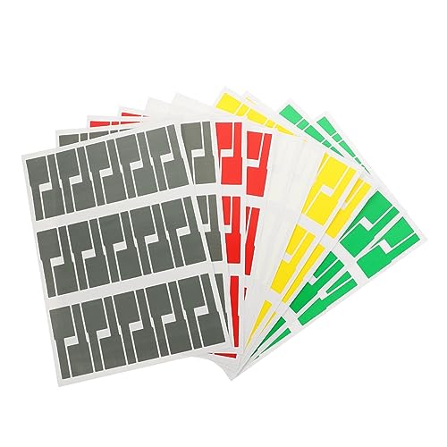 SHINEOFI 10 Blatt Bunte Kabeletiketten Beschreibbare Etiketten Bedruckbare Kabeletiketten Selbstklebende Kabeletiketten Draht Kordeletiketten-tags Kabel-tags Verwalten Synthetisches Papier SHINEOFI 10 Blatt Bunte Kabeletiketten Beschreibbare Etiketten Bedruckbare Kabeletiketten Selbstklebende Kabeletiketten Draht Kordeletiketten-tags Kabel-tags Verwalten Synthetisches Papier von SHINEOFI