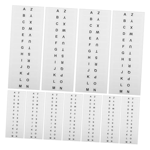 SHINEOFI 10 Blatt Index Etikettenaufkleber Beschreibbare Registerkarten Az Register Buchanmerkungszubehör Hängeregisteretiketten Buchseitenmarker Klebrige Seitenmarker SHINEOFI 10 Blatt Index Etikettenaufkleber Beschreibbare Registerkarten Az Register Buchanmerkungszubehör Hängeregisteretiketten Buchseitenmarker Klebrige Seitenmarker von SHINEOFI