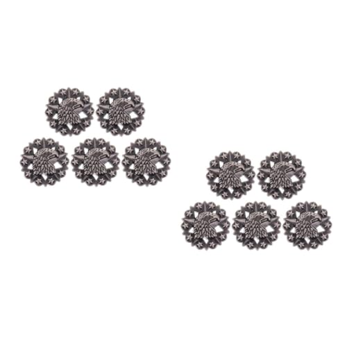 SHINEOFI 10 Stck. Adler-design Metallknöpfe aus Legierung Schraubverschluss Conchos Dekorative DIY Taschen Gürtelzubehör Stilvolle Langlebige Befestigungen für Handwerk und Ersatz SHINEOFI 10 Stck. Adler-design Metallknöpfe aus Legierung Schraubverschluss Conchos Dekorative DIY Taschen Gürtelzubehör Stilvolle Langlebige Befestigungen für Handwerk und Ersatz von SHINEOFI